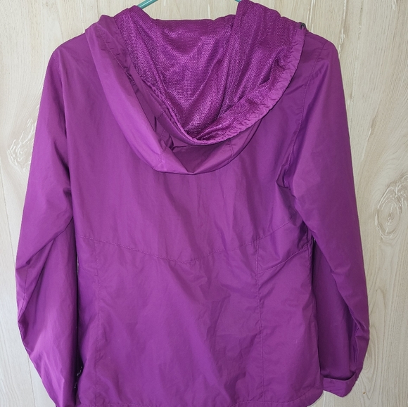 Columbia Sportswear hooded lined jacket with inside Velcro pocket Women's Medium - Picture 9 of 9